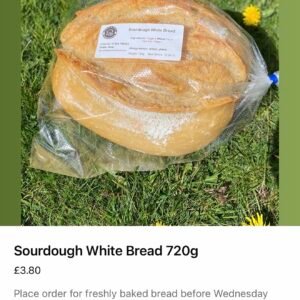 White sourdough bread 720g